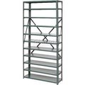 Global Equipment Steel Open Shelving, 6 Shelves/No Bin, 36"W x 12"D x 39"H 239600